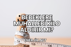 Bebeklere Muhallebi Kilo Aldırır mı?