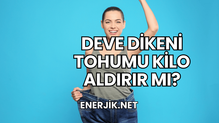 Deve Dikeni Tohumu Kilo Aldırır mı?