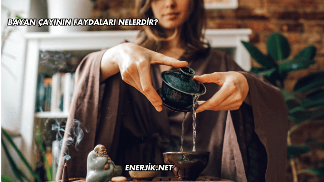 Bayan Çayının Faydaları Nelerdir?