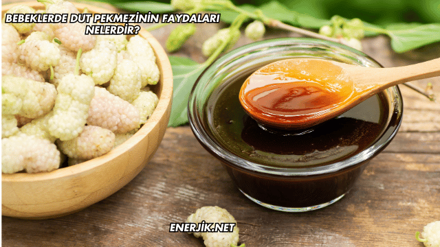 Bebeklerde Dut Pekmezinin Faydaları Nelerdir?