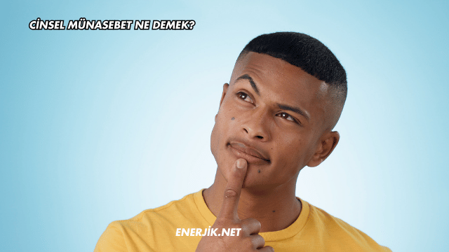 Cinsel Münasebet Ne Demek?