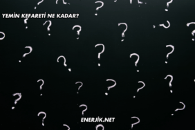Yemin Kefareti Ne Kadar?