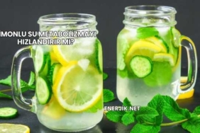 Limonlu Su Metabolizmayı Hızlandırır mı?