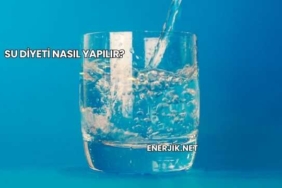 Su Diyeti Nasıl Yapılır?