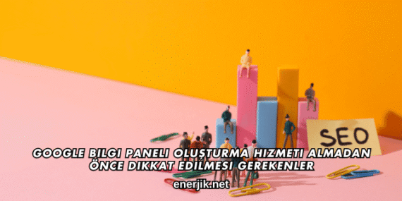 Google Bilgi Paneli Oluşturma Hizmeti Almadan Önce Dikkat Edilmesi Gerekenler